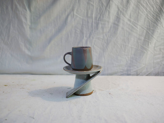 Purple Grey Mug