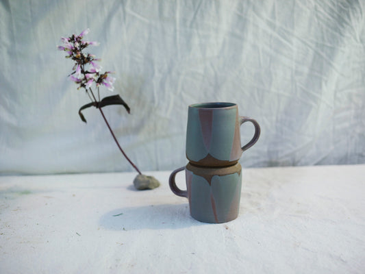 Purple Grey Mug